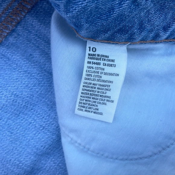 American Eagle Distressed Denim Jean Shorts - Picture 3 of 6